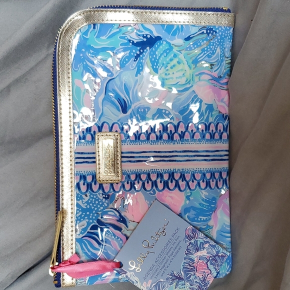 Lilly Pulitzer Other - Lilly Pulitzer agenda accessories pack saltwater blue shade seekers